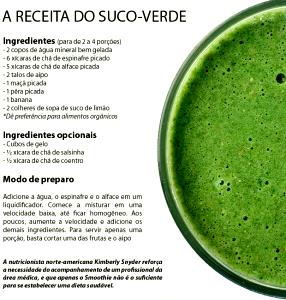 Quantas calorias em 1 Porçoes Suco Detox 2?