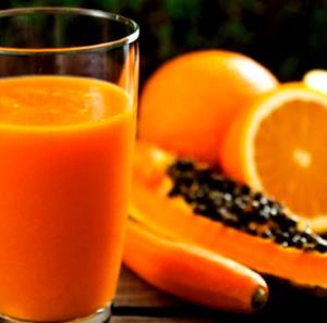 Quantas calorias em 1 Porçoes Suco Laxante De Mamao E Ameixa?