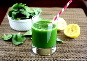 Quantas calorias em 1 Porçoes Suco Verde De Espinafre?