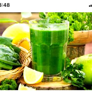 Quantas calorias em 1 Porçoes Suco Verde Desintoxicante?