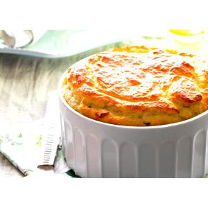 Quantas calorias em 1 Porçoes Sufle De Bacalhau?