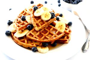 Quantas calorias em 1 Porçoes Waffle Fit?