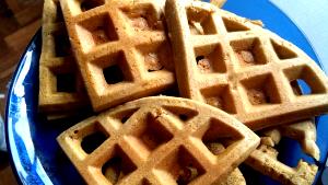 Quantas calorias em 1 Porçoes Waffle Integral Caseiro?