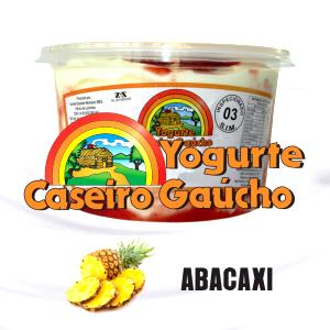 Quantas calorias em 1 Porçoes Yogurte Caseiro De Abacaxi?