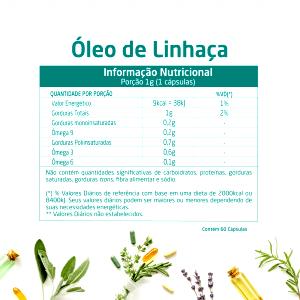 Quantas calorias em 1 Porçoes Óleo De Linhaça?