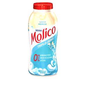 Quantas calorias em 1 Porçoes Iogurte Desnatado Molico Zero Lactose?