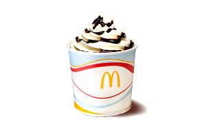 Quantas calorias em 1 Porção (179,0 G) Sundae com calda de chocolate quente, McDonald