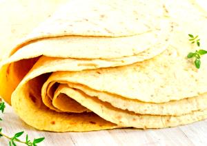 Quantas calorias em 1 Porção (197,0 G) Tortilla?