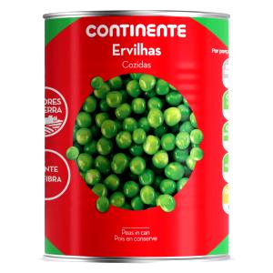 Quantas calorias em 1 Porção (70,0 G) Ervilhas, cozidas?