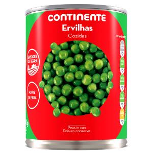 Quantas calorias em 1 Porção (80,0 G) Ervilhas, verdes, enlatadas, sólidos drenadoss, enxaguadas em água da torneira?