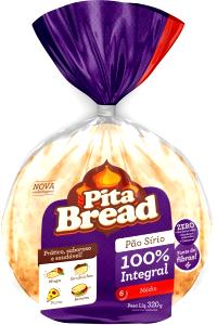 Quantas calorias em 1 Porção, Grande (64,0 G) Pão pita, integral?