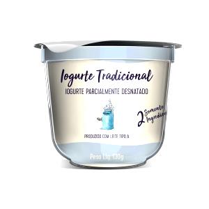 Quantas calorias em 1 pote (130 g) Iogurte Natural?