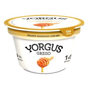 Quantas calorias em 1 pote (130 g) Yorgus Grego com Mel?