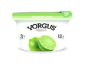 Quantas calorias em 1 pote (130 g) Yorgus Raspas de Limão?