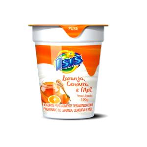 Quantas calorias em 1 pote (150 g) Iogurte Laranja, Cenoura e Mel?