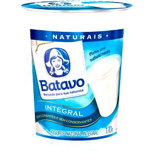 Quantas calorias em 1 pote (180 g) Iogurte Natural Integral?