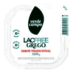 Quantas calorias em 1 pote (90 g) Grego Lacfree?