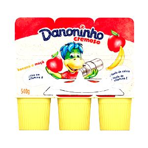 Quantas calorias em 1 pote (95 g) Danoninho Cremoso Banana e Maçã?