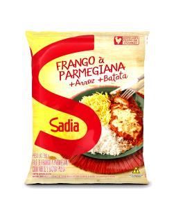 Quantas calorias em 1 prato (350 g) Filé de Frango à Parmegiana?