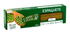 Quantas calorias em 1 prato raso (80 g) Macarrão de Ervilha?