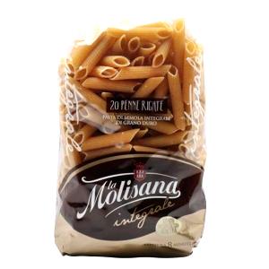 Quantas calorias em 1 prato raso (80 g) Penne Integral?