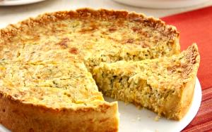 Quantas calorias em 1 Quiche (20 Cm De Diâmetro) Quiche de Queijo sem Carne?