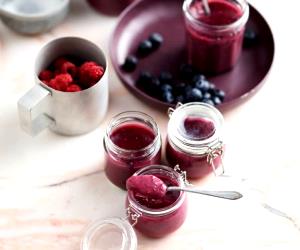 Quantas calorias em 1 Receita Completa Creme De Frutos Vermelhos?