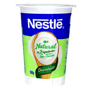 Quantas calorias em 1 Recipiente (225 G) Iogurte Natural (Leite Desnatado)?