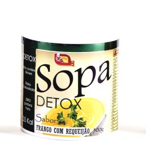 Quantas calorias em 1 refeição (300 g) Sopa Detox 3?