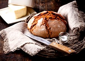 Quantas calorias em 1 Rolinho (43,0 G) Pãozinho de centeio para janta?