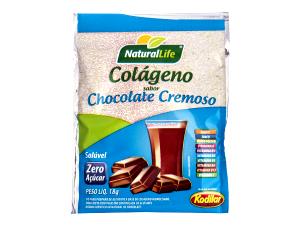 Quantas calorias em 1 sachê (18 g) Colágeno Sabor Chocolate Cremoso?