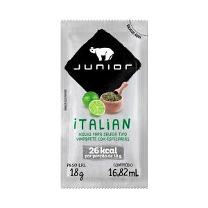 Quantas calorias em 1 sachê (18 ml) Molho Italian?