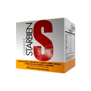 Quantas calorias em 1 sachê (20,5 g) Starbien?