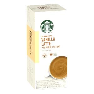 Quantas calorias em 1 sachê (21,5 g) Vanilla Latte Premium Instant?