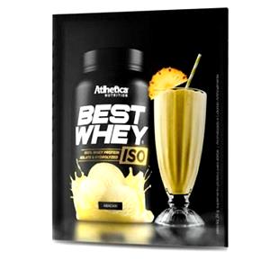 Quantas calorias em 1 sachê (24 g) Best Whey Iso Abacaxi?