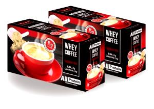 Quantas calorias em 1 sachê (25 g) Whey Coffee Cappuccino?