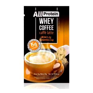 Quantas calorias em 1 sachê (25 g) Whey Coffee?