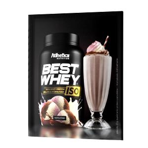 Quantas calorias em 1 sachê (27 g) Best Whey Iso Brigadeiro?