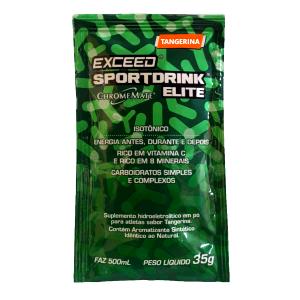 Quantas calorias em 1 sache (35 g) Sportdrink Elite?