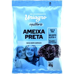 Quantas calorias em 1 sachê (40 g) Ameixa Seca sem Caroço?