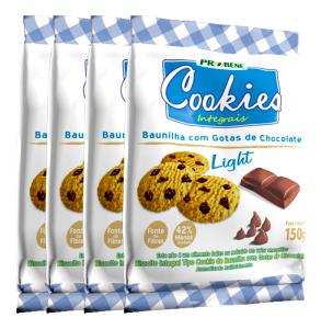 Quantas calorias em 1 sachê (40 g) Cookie Light Baunilha com Gotas de Chocolate (Sachê)?