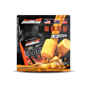 Quantas calorias em 1 sachê (40 g) Protein Black?