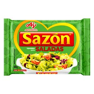 Quantas calorias em 1 sachê (5 g) Sazón Tempero para Salada?