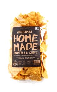 Quantas calorias em 1 Saco (227,0 G) Tortilla chips, sabor taco?