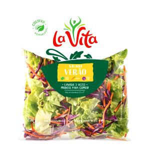 Quantas calorias em 1 saladinha (65 g) Salada Verão?