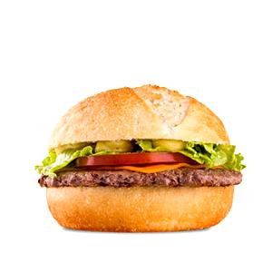 Quantas calorias em 1 sanduíche (150 g) Cheeseburger?