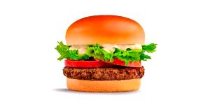 Quantas calorias em 1 sanduíche (255 g) Cheese Burger Vegetariano 