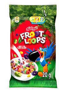 Quantas calorias em 1 saquinho (20 g) Froot Loops?