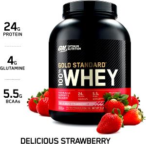 Quantas calorias em 1 scoop (29,5 g) Whey Strawberry?