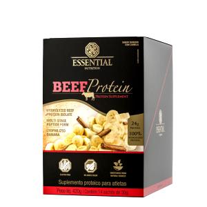 Quantas calorias em 1 scoop (30 g) Beef Protein Sabor Banana com Canela?